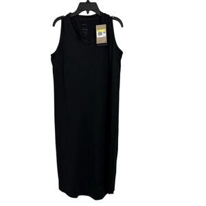 Nike Dress Womens S Black New Maternity Dri-FIT Slim-Fit Knit FN2877-010